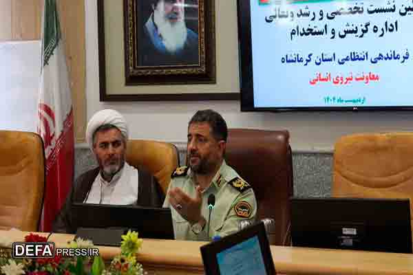 سردار حاجیان: جذب بیش از ۲ هزار نیروی جدید در پلیس کرمانشاه